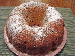 Homemade bundt cake