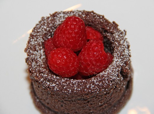 Amazing lava cake