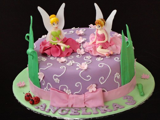 Tinkerbell cake for Angelica