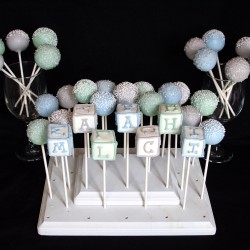 Baby Christening cake pops