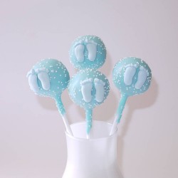 Baby feet cake pops