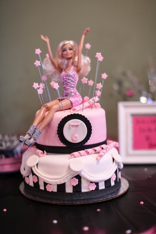 Barbie party cake