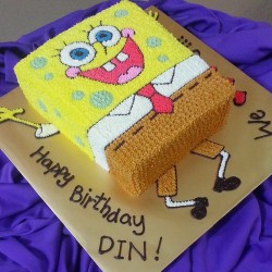 Birthday cake Spongebob