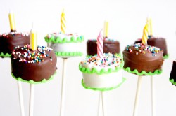 Birthday cake pops