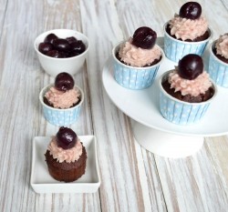 Black Forest cupcakes