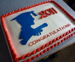 Cake for graduation