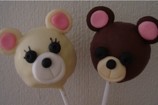 Cake pops Teddy Bear