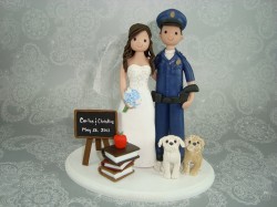 Cake topper for wedding