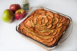 Cake with apples