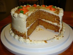 Cake with carrot