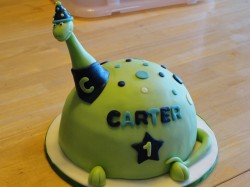Dinosaur cake for Carter