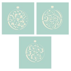 Christmas cake stencils