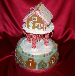 ChristmasTiered Cake