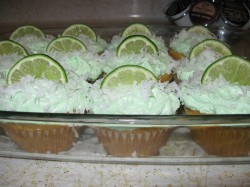 Coconut and lemon cupcakes