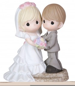 Cute wedding cake topper