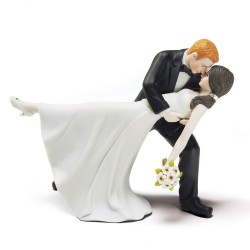 Dancing couple cake topper