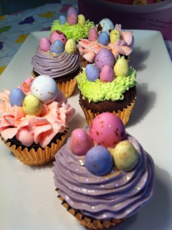 Easter cupcakes