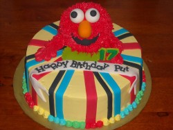 Elmo birthday cake