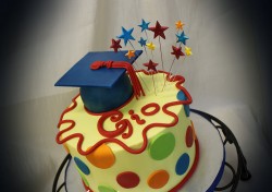 Graduation cake for Gio
