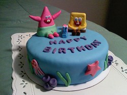 Happy Birthday cake Spongebob