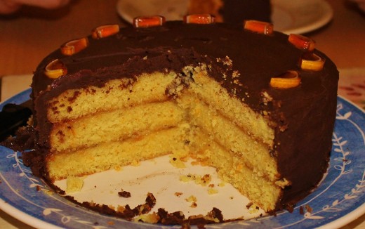 Jaffa Birthday cake