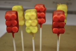 Lego cake pops