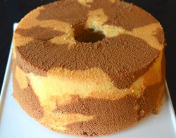 Marble chiffon cake