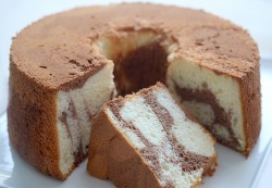 Marble chiffon cake