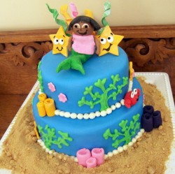 Ocean Dora cake