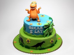Dinosaur cake for Oskar