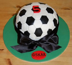 Football cake for Oskar