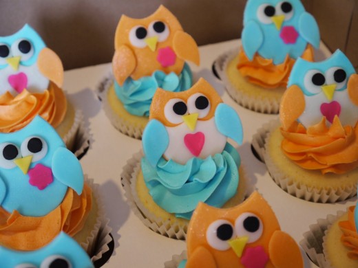 Owl cupcakes