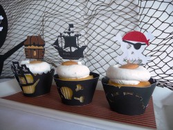 Pirate cupcakes