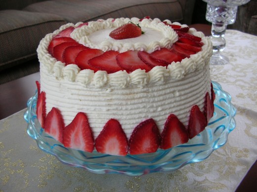 Strawberry cake