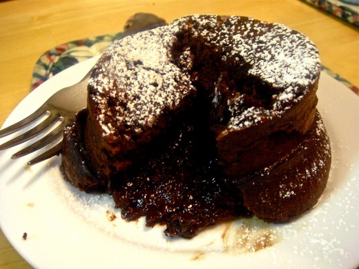 Tasty lava cake