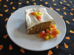 Tasty pumpkin cake