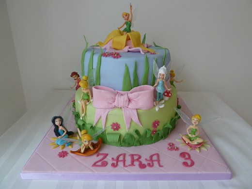 Tinkerbell fairy cake