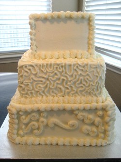 Wedding Italian cream cake