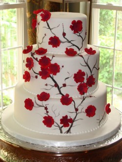 Wedding fondant cake