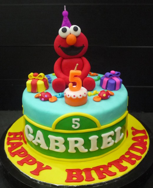 Elmo cake for Gabriel birthday