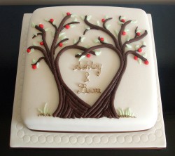 Amazing engagement cake