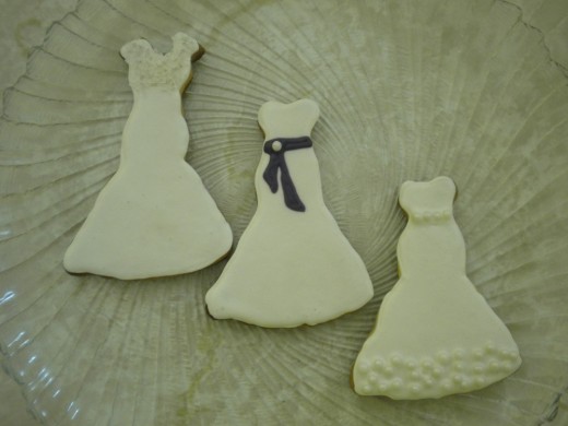 Bride wedding cookies