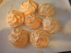 Meringue cookies