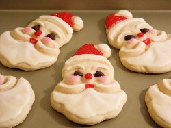 Sugar cookies Santa