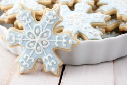 Sugar cookies snowflake