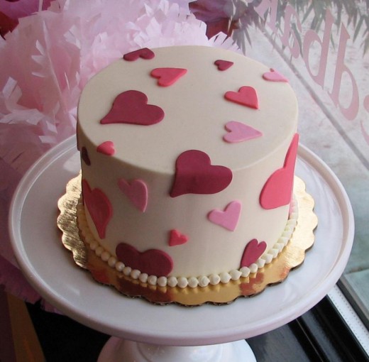 Love cake for Valentine’s day