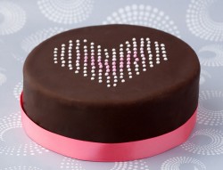 Chocolate cake for Valentine’s day