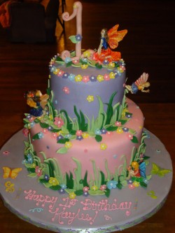 2 tier fairy cake