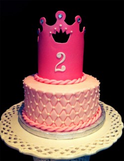 2nd princess birthday cake