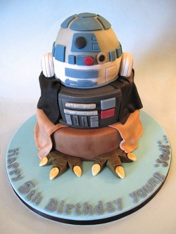 3 tier Star wars cake